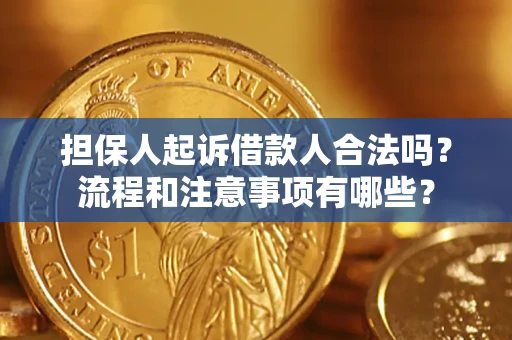 济南担保人起诉借款人合法吗？流程和注意事项有哪些？