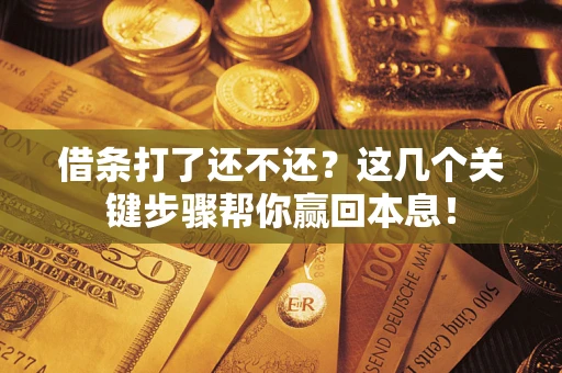 济南借条打了还不还？这几个关键步骤帮你赢回本息！