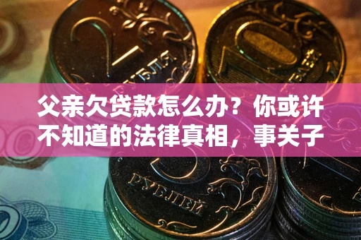 济南父亲欠贷款怎么办？你或许不知道的法律真相，事关子女未来