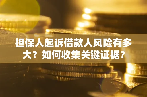 济南担保人起诉借款人风险有多大？如何收集关键证据？