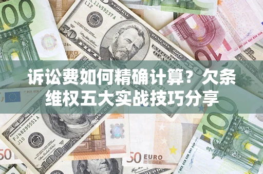 济南诉讼费如何精确计算？欠条维权五大实战技巧分享