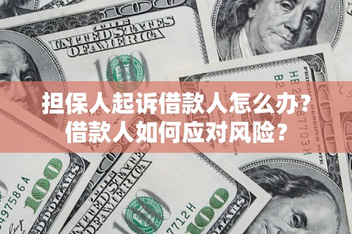 济南担保人起诉借款人怎么办？借款人如何应对风险？