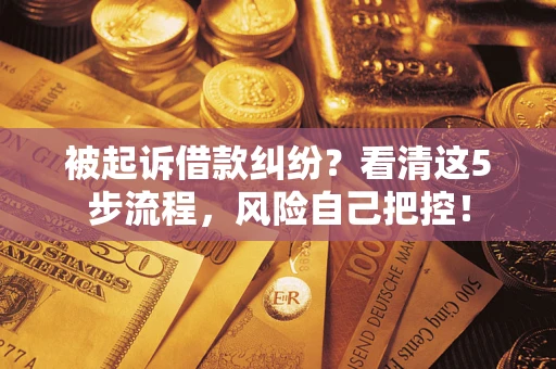 济南被起诉借款纠纷？看清这5步流程，风险自己把控！