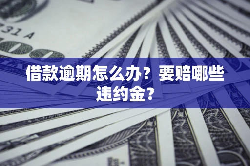 济南借款逾期怎么办？要赔哪些违约金？