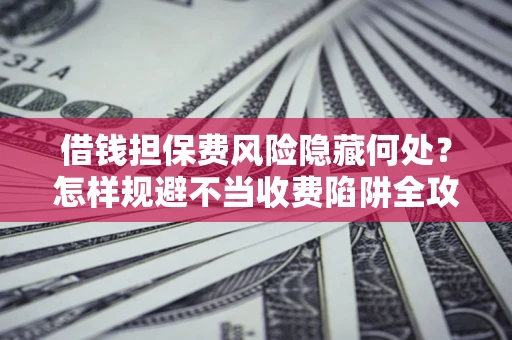 济南借钱担保费风险隐藏何处？怎样规避不当收费陷阱全攻略！